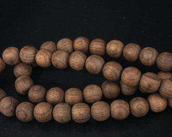 108pc Matte Phoebe Zhennan Mala, Unwaxed Phoebe Zhennan Round Bead, Unfinished  Mala Bead