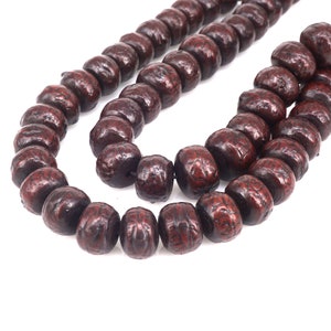 20PC Old Natural Bodhi Seed , Red Nepal  Bodhi Seed , Nepal  Beads Tibetan Prayer Loose Beads 15mm-16mm
