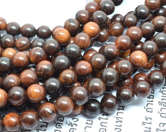 108pc 8mm  Natural Rose  wood Tibetan prayer loose wood round beads
