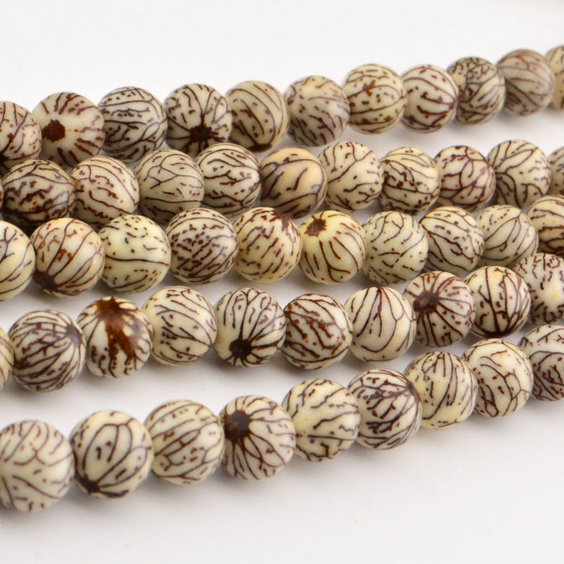 108pc 8mm Natural White Bodhi Seed Buddhism Tibetan Prayer Etsy