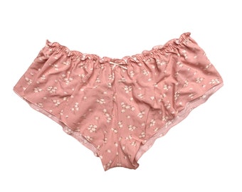 Classic French Knicker - Dusty Floral Rayon