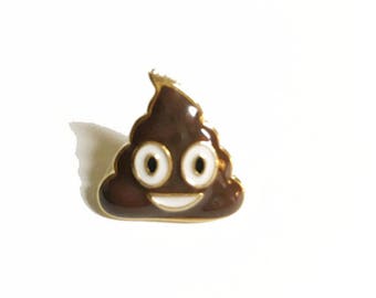 Poo Emoji Enamel Pin