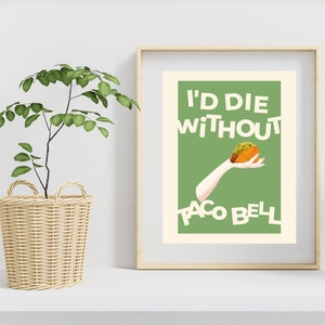 Spice Up Your Space: &#39;I&#39;d Die Ohne Sriracha&#39; Kunstdruck