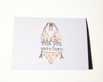 Wish You Were Here, California Card