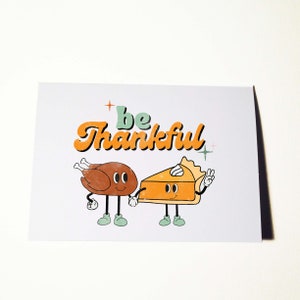 Be Thankful Fall, Autumn, Thanksgiving Card