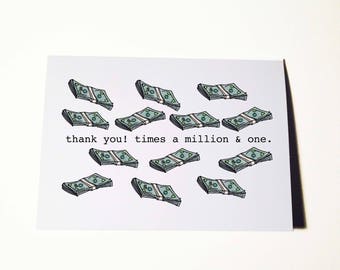 A Million Thanks Card