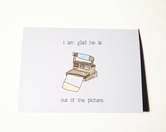 Out Of the Picture Divorce Card