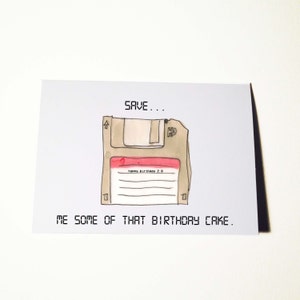 Sauvez-moi une carte d’anniversaire de gâteau