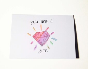 Youre A Gem Birthday Card