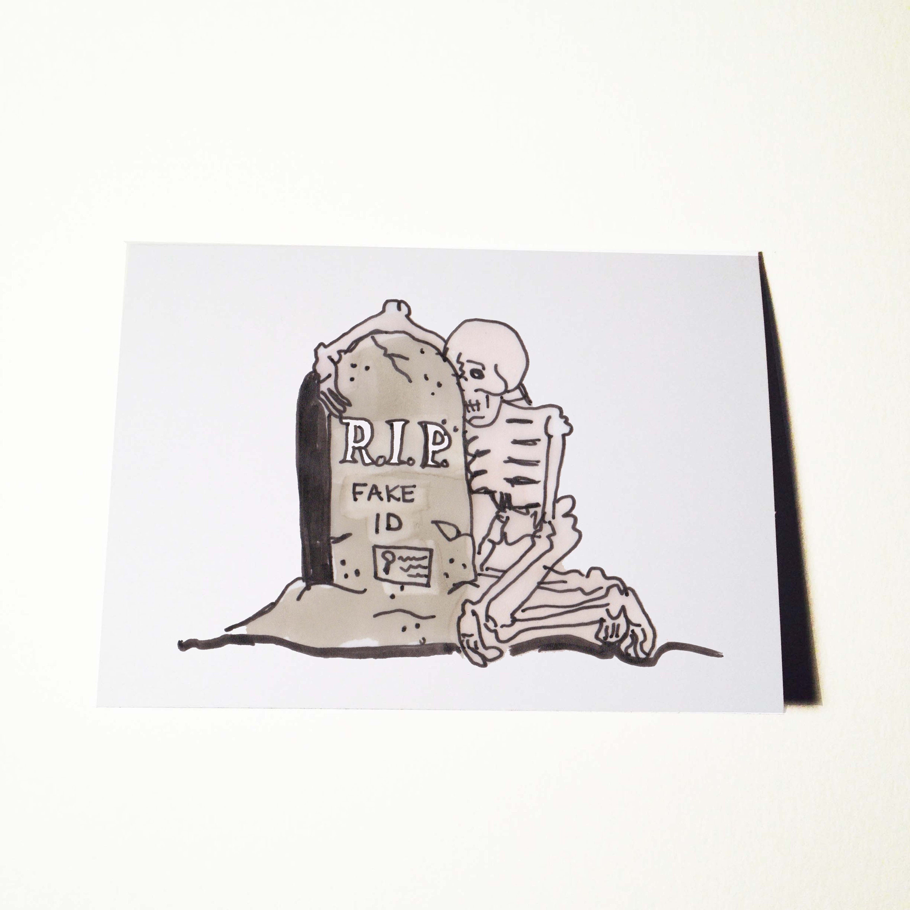 Fake Id Illustration