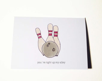 Right Up My Alley Card