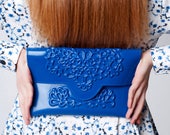 Blue clutch purse, blue clutch bag, clutch purse blue, clutch bag blue, blue vegan clutch, blue vegan purse, blue evening bag, blue handbag