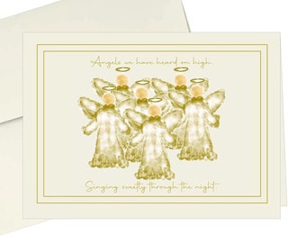 Angel Christmas Cards, Holiday Cards, Set of 10