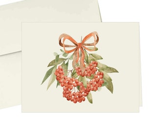 Berry Swag Notecards, Blank Cards, Set of 10