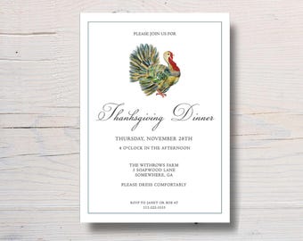 Thanksgiving Dinner Invitations | Holiday Printed Invitations