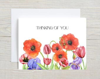 Thinking of You Card, Thank You Notes, Encouragement Greeting Card