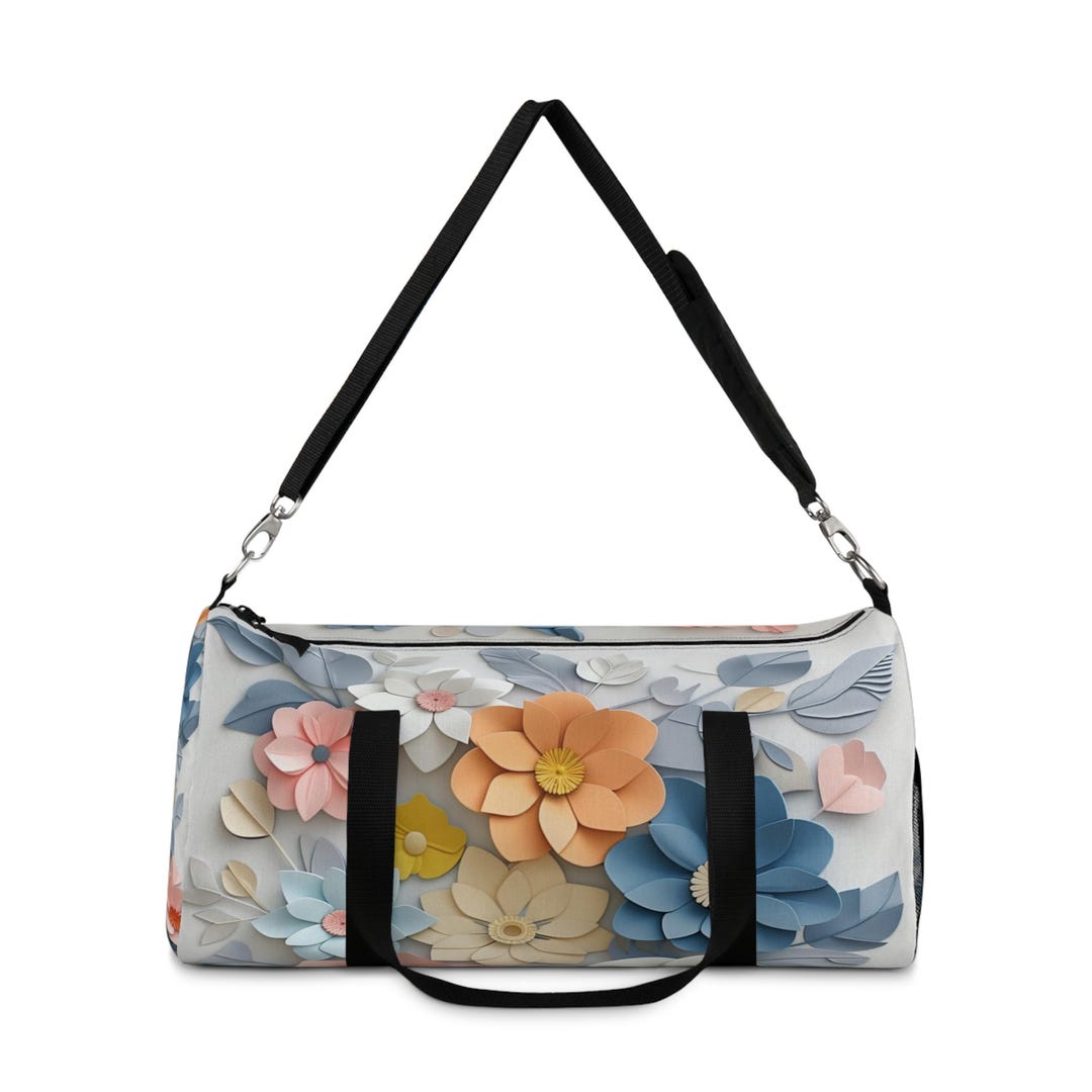 Purple Floral Amour Large Travel Bag main image 1