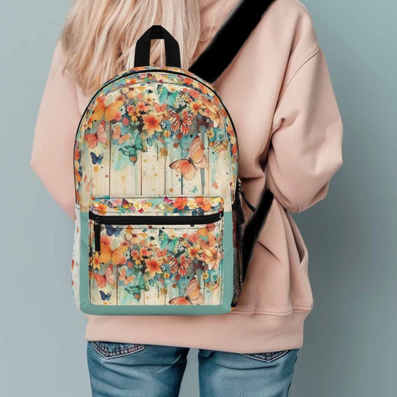Floral & butterfly one of a kind backpack Amazon.com | Gymboree Girls,Kids main image 4