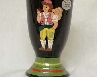 Vintage Burkart Kunst Keramik - Swiss Folk Art Pottery Mug