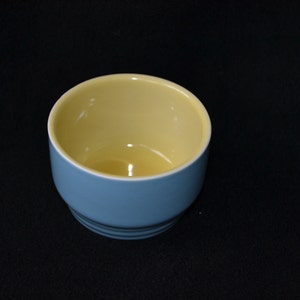 Vintage Hall China Soup Cup - Coastal Colors - Made for Westinghouse