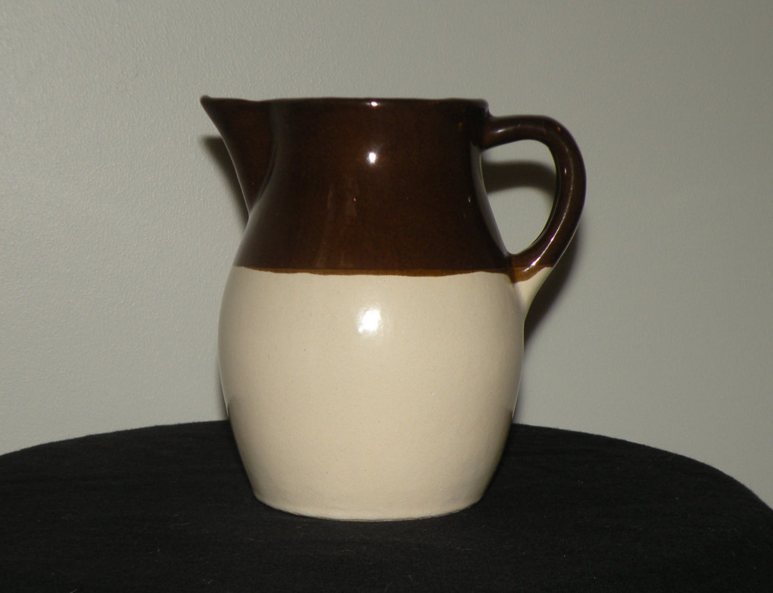 Vintage Roseville Ohio RRP Pottery Water Pitcher 7 1/2 Tall Etsy