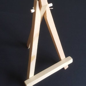 Mini Easel para la pintura de corte de madera - Artesanía de madera - Decoración del hogar - Ornamento colgante