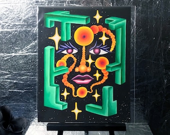 Fine Art Print - "Space Face"