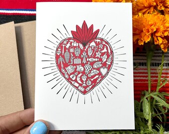 Greeting Card - "Milagros en mi Corazon"
