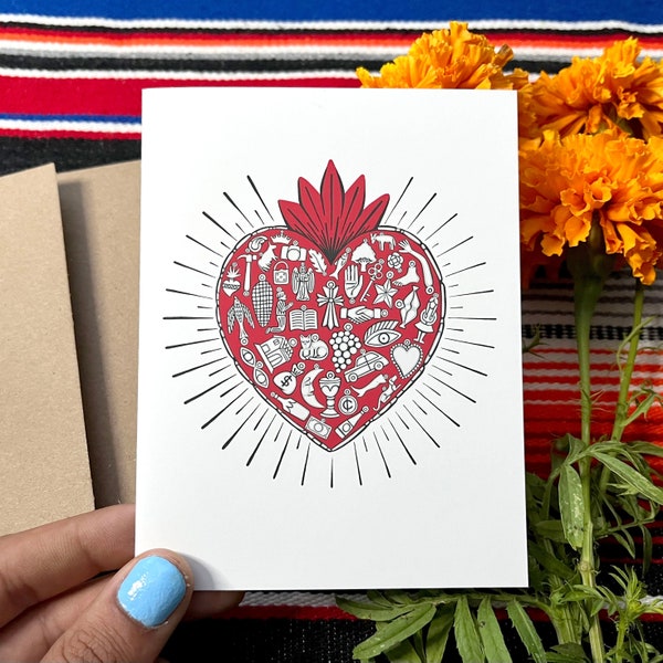 Greeting Card - "Milagros en mi Corazon"