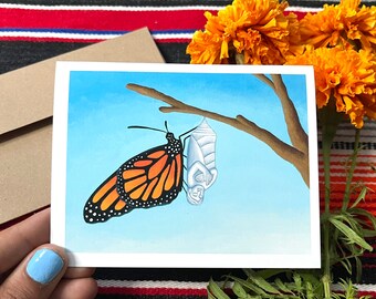Greeting Card - "Transformarse en Mariposa"
