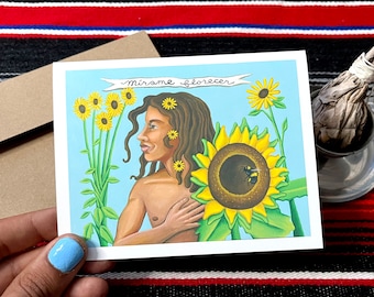 Greeting Card - "Mírame Florecer"