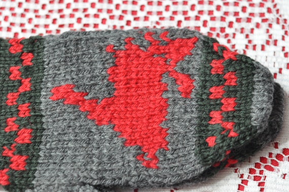 Accessoires Handschoenen & wanten Wanten & handmoffen Hand Knit Newfoundland Wanten 