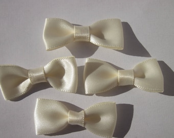 4 satin - stitched - approximately 34 mm (A258) fabric bow