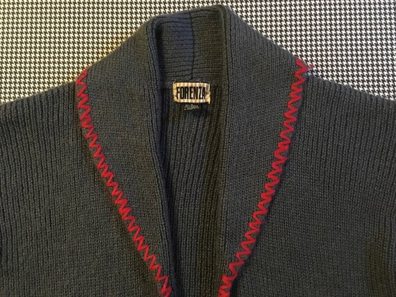 1990’s, mohair blend, no close, cardigan, in gray… - image 2