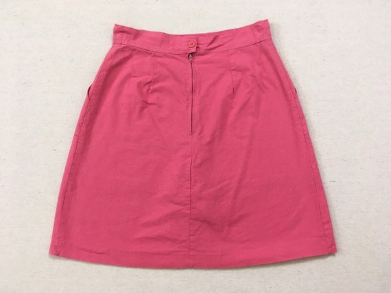 1970's, high waist skort, in salmon pink - image 8