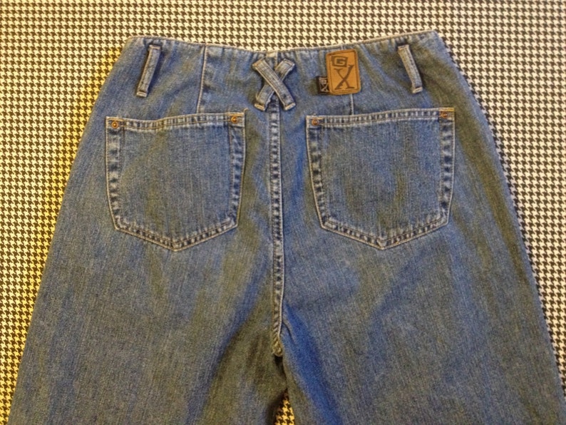1990's wide leg soft denim GX jeans Women's size | Etsy