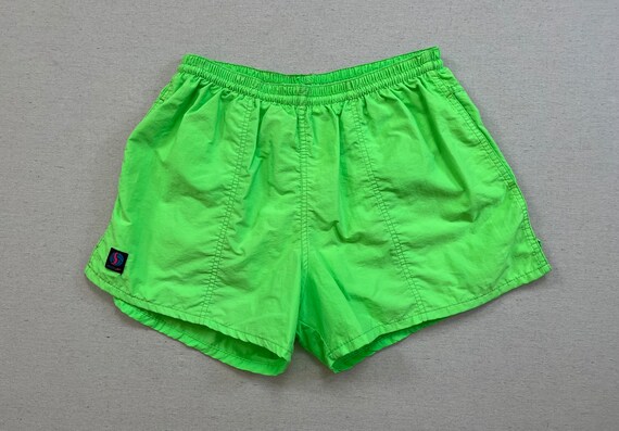 Mens neon hotsell shorts 80s