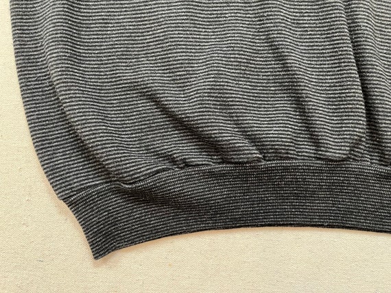 1990's, teddy bear sweatshirt in black and gray s… - image 6