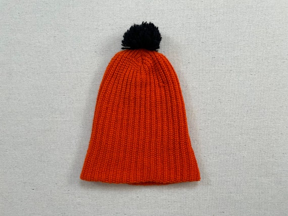 1980's, Bengals, pompom hat in orange with black - image 9