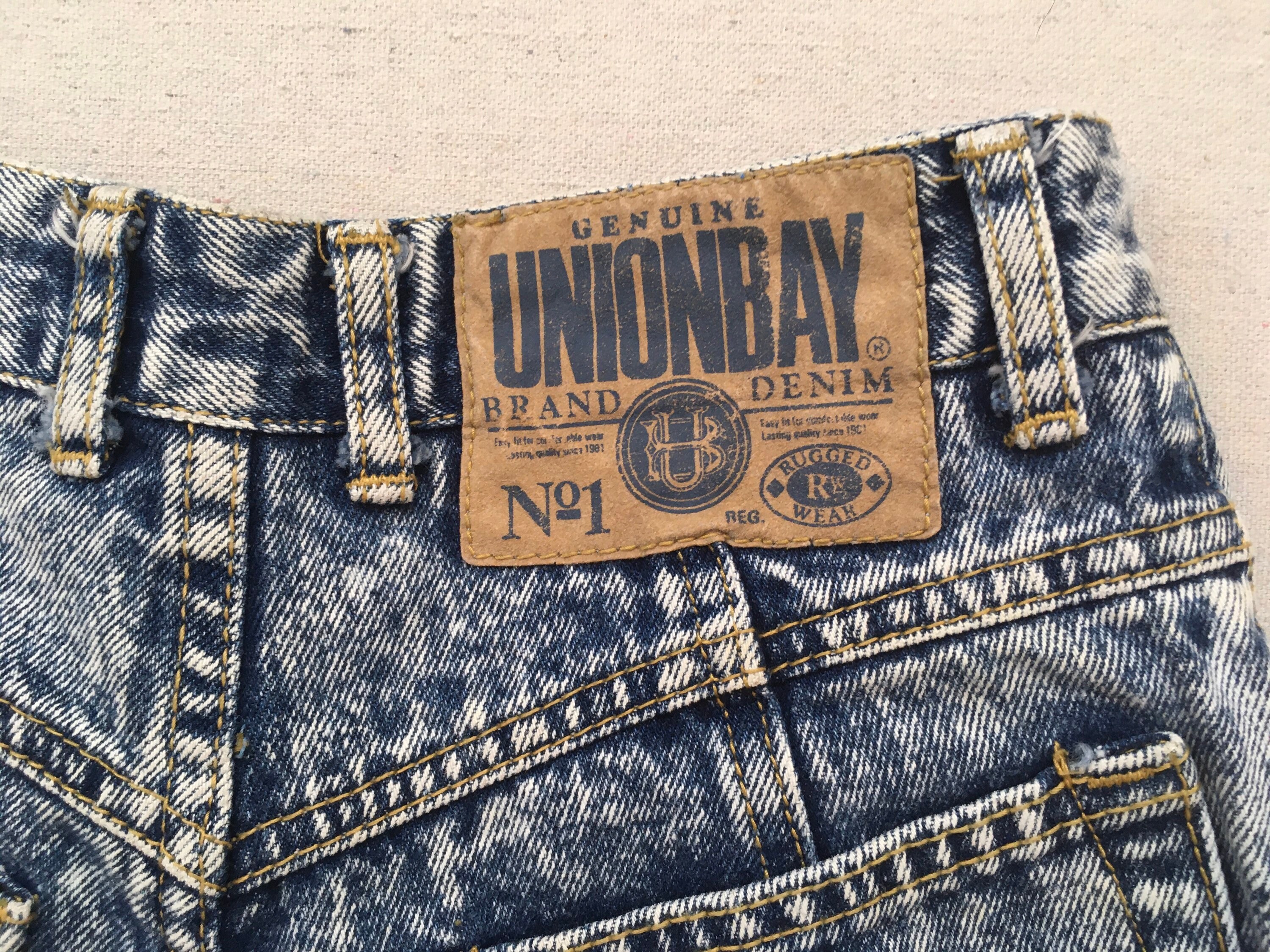 【YOURNUS】Open Vintage Over Wide Denim OFNY JEANS Womans Size 9 High Waisted Tappered Mom Jeans