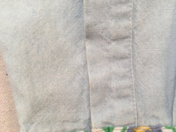 1990's, cotton, cropped, tie waist, button up, co… - image 10