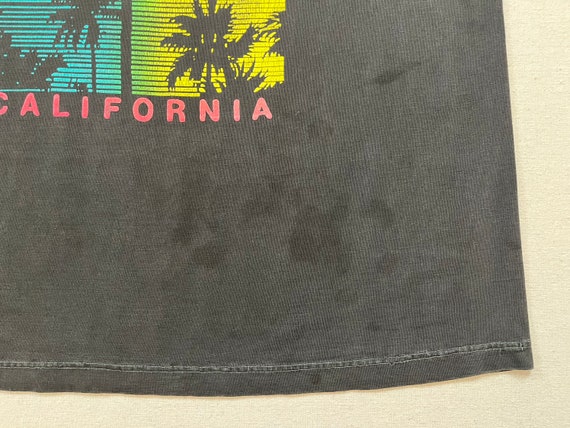 1980's, cotton, Los Angeles, California tee in bl… - image 6