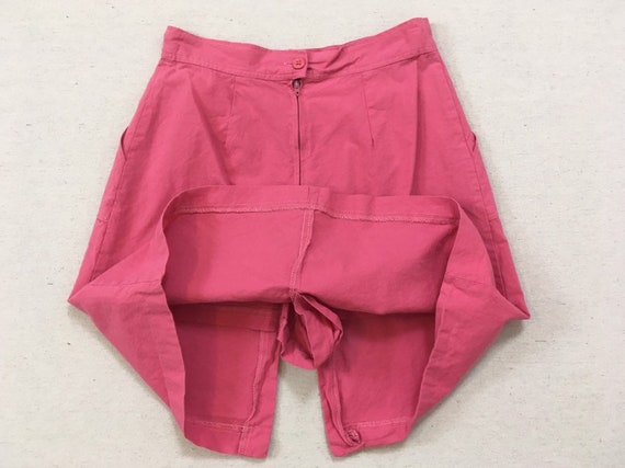 1970's, high waist skort, in salmon pink - image 10