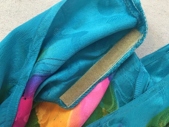 1990's, silk, split front, split sides, split bac… - image 10