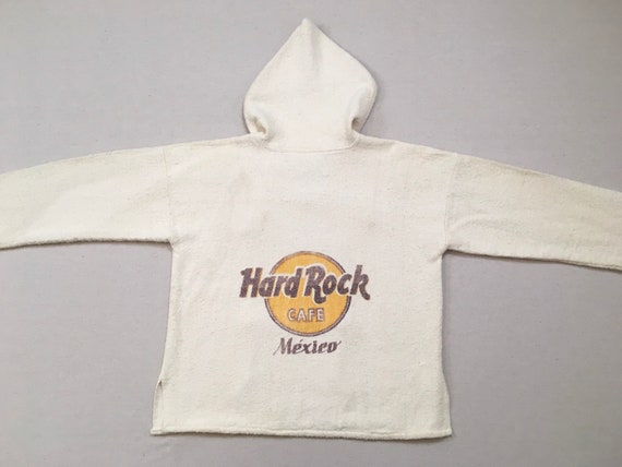 1980's Hard Rock Cafe Mexico Baja Hoodie in off White - Etsy