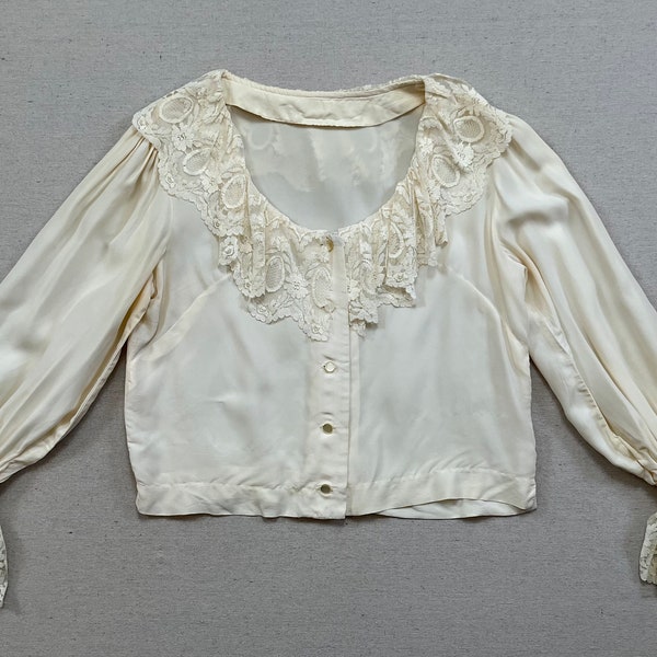 Cream Lace Collar Etsy