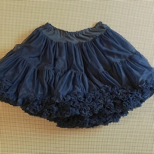 1970, nylon, sottoveste, in blu, misura da donna Large