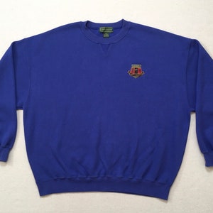 1990&#39;s, cotton, baggy sweatshirt, in blue