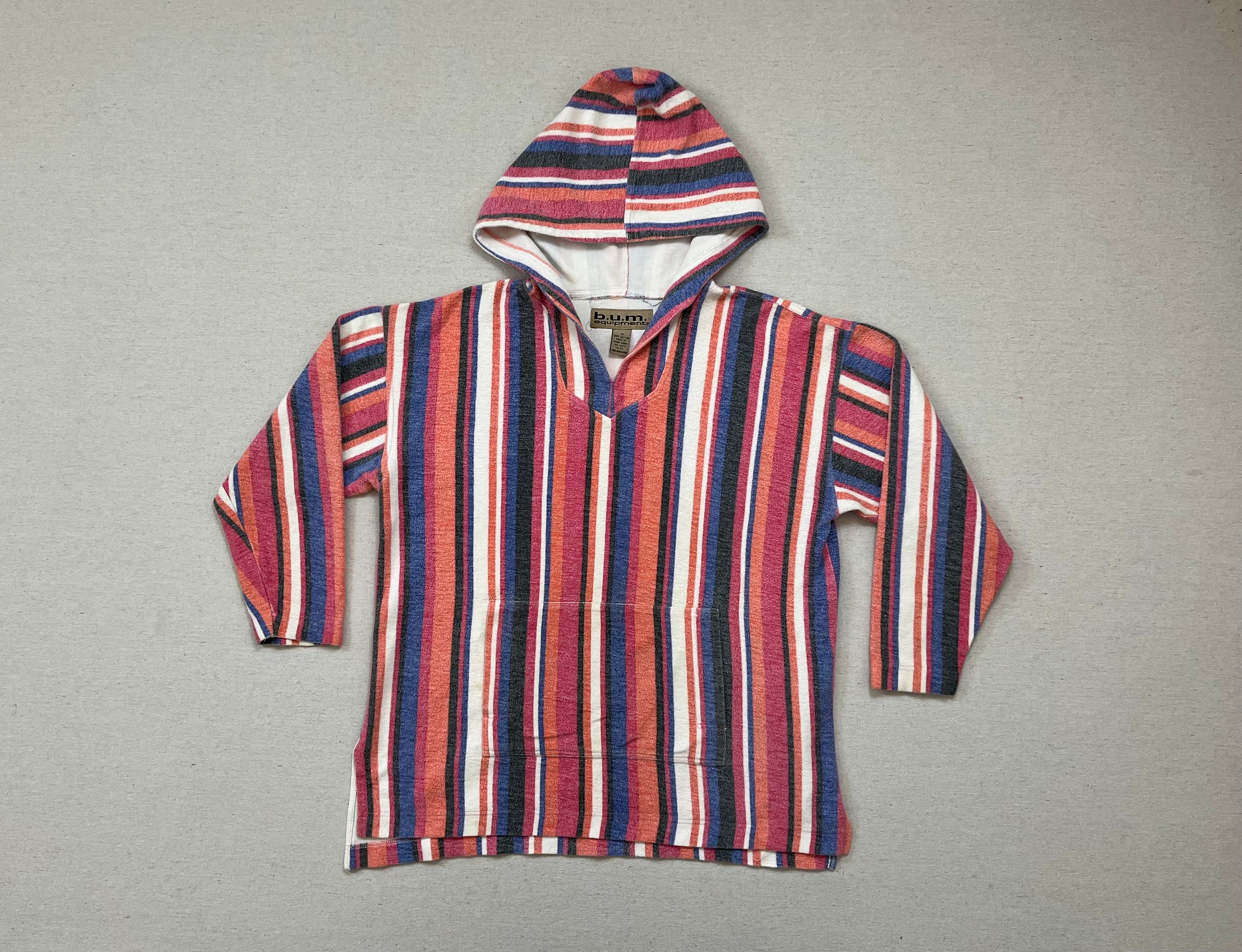 Baja Shirt Sherbert Baja Pullover Baja Joe Striped Hoodie Woven