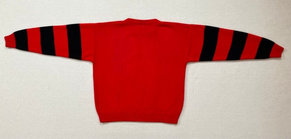 1980's, Mickey Mouse sweater in red with black, w… - image 10